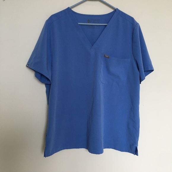 Figs scrub shirt blue size XXL - Picture 1 of 6